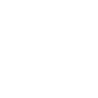 Blue background white Icon of Vandalism shown buy a figure kicking an object